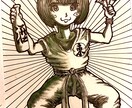 漫画風の似顔絵描きます あなたの好きなシチュエーションでプレゼントなどに※白黒のみ イメージ5