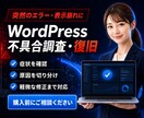 壊れたWordPressを調査・復旧します 更新後のエラーや画面真っ白を原因から調べます イメージ1