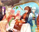 ご希望どおり！様々な形態の綺麗なイラスト制作します 一枚絵〜立ち絵、キャラデザまで！どんなイラストもお任せを！ イメージ2