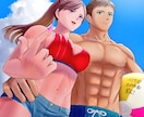 ふんわりとしてハッピーオーラのある女子を描きます 柔らかな癒し系のタッチで、見た方に小さな幸せをお裾分けします イメージ5