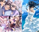 あなたの「うちの子」ピンナップ作成します MVや壁紙に！VTuberさん大歓迎！！ イメージ5