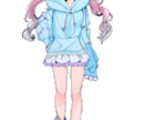 可愛いツインテールの女の子売ります お色味変更や差分作成もメッセージくだされば対応いたします イメージ3