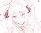 可愛い・美人良いとこ取りの絵柄で描きます 可愛らしさもあり、美人なキャラクターが描けます。 イメージ1