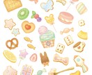 動物とお菓子のイラストを制作いたします SNSアイコンやプレゼントに* イメージ2