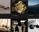 ポートフォリオサイトの制作します オシャレなポートフォリオサイトはお任せを イメージ3