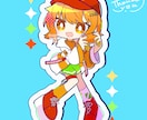 ポップで目を惹くデフォルメイラストを描きます サムネイルやグッズ用にオススメの全身イラスト！ イメージ5