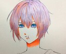 アナログで創作イラスト描きます SNS等のアイコンにお困りの方にオススメです イメージ6