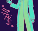 癖の強い絵を描きます ポップでキュート（自称）な絵を描きます イメージ2