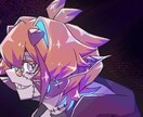 ポップなSNSアイコンイラストお描きします アニメ風のデザイン性の高い絵柄です! イメージ1