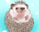 透明感のある優しいペットのデジタル似顔絵描きます いつまでも飾りたくなるリアルであたたかみのある仕上がりに イメージ4