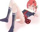 商用利用込∕美少女や男の子のイラスト承ります 美少女､かっこいい男性を魅力的な表情で描くのが得意です イメージ6