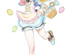 ご希望に応じたイラスト制作を致します 小さな女の子からオジサンまで幅広く対応しております イメージ2