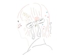 ゆるポップ線画であなただけの1枚描きます SNSや名刺に、優しくて繊細な世界観をプラス イメージ7