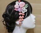 成人式・七五三 【つまみ細工の髪飾り】を作成します 素敵なハレの日に彩りを添えます。細かなご希望もお伝えください イメージ6