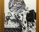 猫さんの似顔絵描いちゃいます あなたの猫さんへ愛を込めたプレゼントをご用意 イメージ4