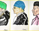 人物画描きます かっこいい系、いかつい系が得意です! イメージ2