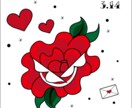 トラディショナルメッセージカードお作りします レトロなアメリカンデザインで大人なかっこよさに イメージ2