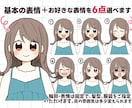 商用OK！｜アイコン表情7点セット描きます インスタやブログSNSに最適！あなただけの手描きアイコン⭐︎ イメージ2