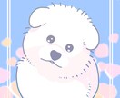 大事なペットをおしゃれなイラストにします シンプルでかわいいポストカードサイズの1枚に！ イメージ3