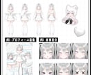 VTuber用Live2Dモデル制作します あなただけの理想のキャラクターを形にします！ イメージ6