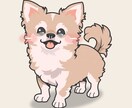 犬の似顔絵をシンプルで可愛く描きます 愛犬をやさしいタッチでイラストにします イメージ3