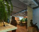 短納期/提案用の内観3Dパースを制作します 建築系大学院及び設計事務所の経験を活かし、短納期で制作します イメージ6
