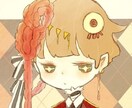 ほんわりダークなアイコン描きます 不思議な雰囲気の少年少女が得意です。 イメージ1