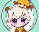 ほんわかかわいいSDキャラアイコン作成します 動画素材やSNS等に！商用・2次OK イメージ7