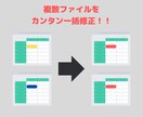 複数エクセルを一括で編集するプログラムを譲渡します 【Windows・Mac】面倒な編集作業が1分で済みます！ イメージ2