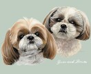 飾れる似顔絵アート描きます 【写真1枚でOK】大切な家族（ペット）のリアルタッチイラスト イメージ6