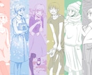オリジナルのイラスト作成します 可愛い系の癒しイラスト・SNS・アイコン・立ち絵・挿絵 イメージ1