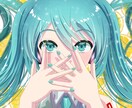 歌ってみた、YouTube等、16:9絵を描きます 音楽、動画、サムネイル、ゲーム等、16:9専用プランです！ イメージ1