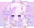 商法利用OK◆カラフルなミニキャラ描きます 周りの小物、ちょっとした背景付き イメージ7