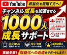 YouTube登録者1000人増えるまで拡散します 早く収益化条件クリアしたい方！安心安全に拡散します！ イメージ1