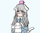 TwitterやSNSの可愛いアイコン描きます 独特の絵の描き方であなたのだけの可愛いアイコン描きます イメージ9