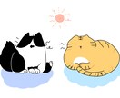 ゆるくて可愛い韓国風イラスト作成します なんだかくせになるゆるかわアニマルイラスト！ イメージ1