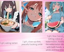 実績10件まで特別価格 画像LoRA作成代行します 思い通りのキャラ・画風固定 アニメ調・リアル調両方できます イメージ4