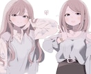 等身イラストをお描きします 4～7頭身くらいの女の子のイラストを描きます イメージ1