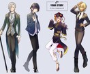 TRPGやゲームなどの立ち絵をお描きします 自分だけの立ち絵で特別なゲームを イメージ3