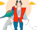 躍動感あるイラスト制作いたします 挿絵・動画・グッズなどで個性を出したい方へ イメージ1