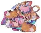 ゆるっとかわいいイラストで画面を華やかにします 絵本のような万人受けするゆるいイラストで印象アップ！ イメージ3