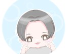 お話からイメージを膨らませてミニキャラ描きます あなたの好きを詰め込んだ優しいアイコンを。 イメージ2