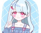 可愛いアイコンサイズのイラスト描きます SNSのアイコンなどにお使いください！ イメージ1