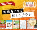 短納期！魅力が伝わり集客UPするチラシを作成します 修正回数無制限！３営業日以内に初稿をお届けいたします！ イメージ1