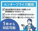 エンタープライズ開拓：様々な角度から開拓いたします 長年の営業ノウハウで様々な角度から開拓いたします イメージ1