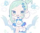 SDイラスト製作■表情差分もいたします 2等身〜3等身のチビキャライラストを製作☆表情差分も承ります イメージ2