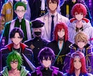 先着1万円引！イケメン男性Vtuber制作承ります 先着一万円引！SDキャラ・ロゴ・配信画面・キービジュ・三面図 イメージ4