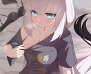 一枚絵、人物、物など女の子中心で可愛く描きます パキッとしたアニメ塗りでより鮮明に鮮やかに仕上げます イメージ2
