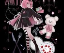 ちょっと不穏でKAWAIIなイラスト制作します ୨୧実績作り2025年中特別価格୨୧ イメージ1