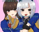 表情重視の等身イラスト一枚絵をお描きします 記念日やMVサムネに！丁寧に仕上げます イメージ5